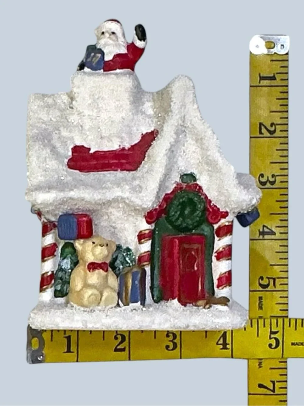 K’s Collection Christmas Village Santa Snow House Vintage Collectible 1990’s
